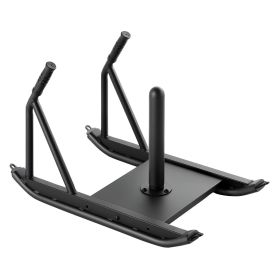 VEVOR Weight Sled, Steel Power Sled, Fitness Strength Training Sleds for Athletic Exercise Speed Improvement, Workout Fitness Equipment with Hand (default: Default)