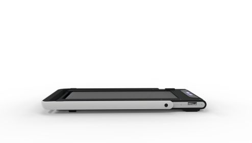 2 in 1 Under Desk Treadmill, 2.5HP Folding Electric Treadmill Walking Jogging Machine for Home Office with Remote Control, White (Color: as pic)