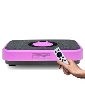 Vibration Plate Fitness Platform, Whole Body Exercise Machine for Lymphatic Drainage, Shaking Workout Board with 120 Speed Levels (Main Color: Purple, Main Material: Rubber)